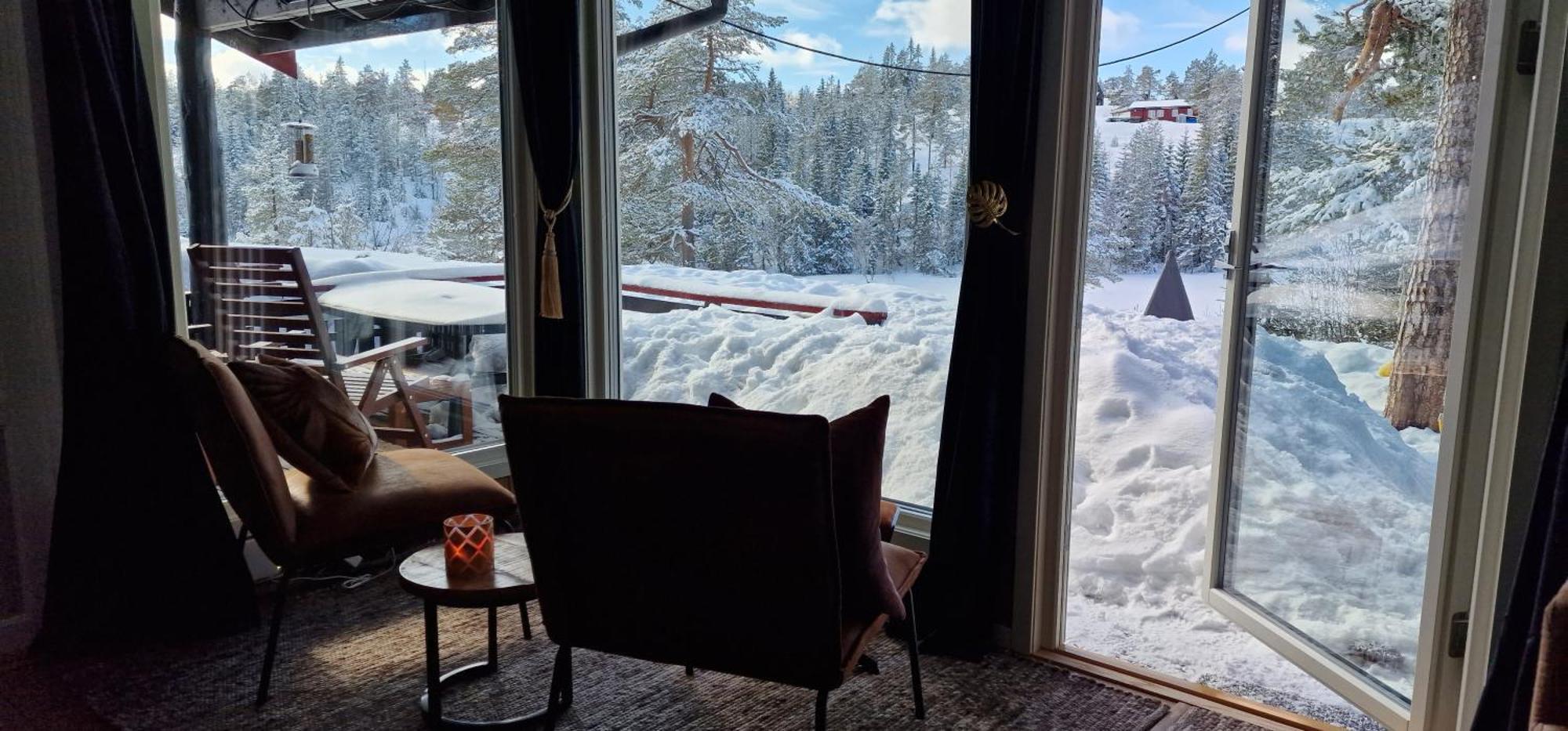 Ro I Sjelen. Hytte Til Leie Pa Skrim. Kongsberg ภายนอก รูปภาพ